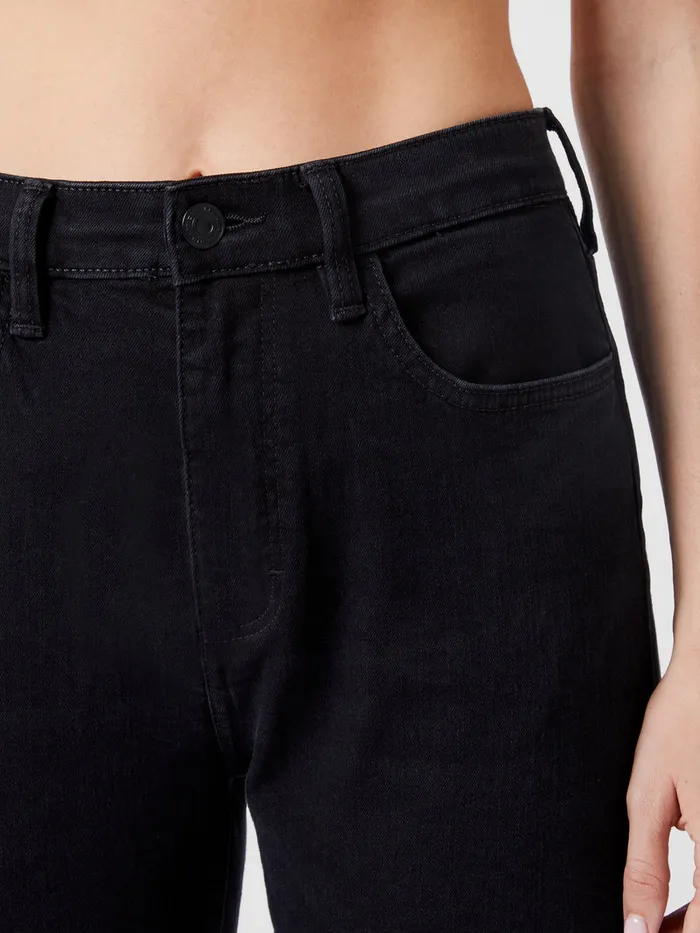 Woman Trousers French Connection Stretch Denim Bootcut Full Length Jeans 34 Inch Black Woman Trousers French Connection Stretch Denim Bootcut Full Length Jeans 34 Inch Black