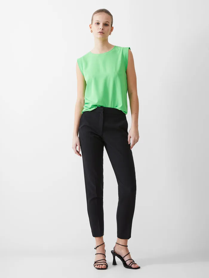 Woman Trousers French Connection Whisper Ruth Tailored Trousers Black