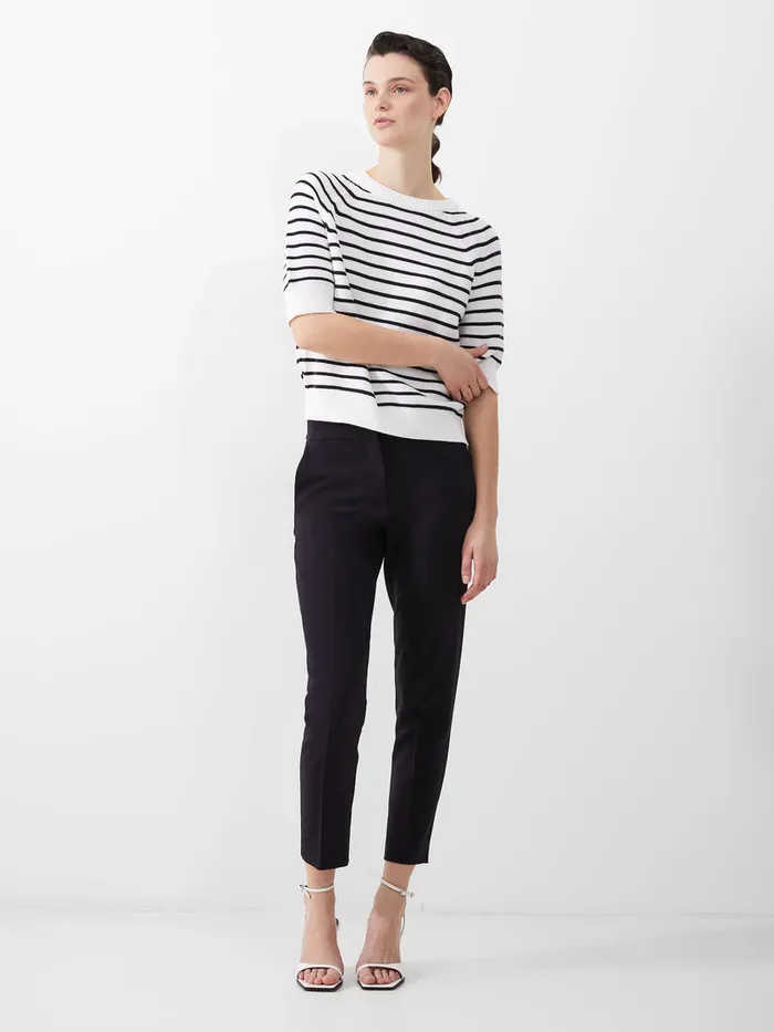 Woman Trousers French Connection Whisper Ruth Tailored Trousers Utility Blue