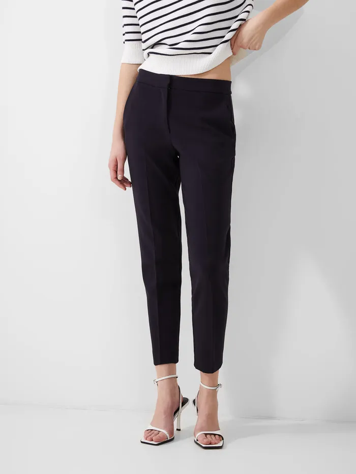 Woman Trousers French Connection Whisper Ruth Tailored Trousers Utility Blue Woman Trousers French Connection Whisper Ruth Tailored Trousers Utility Blue