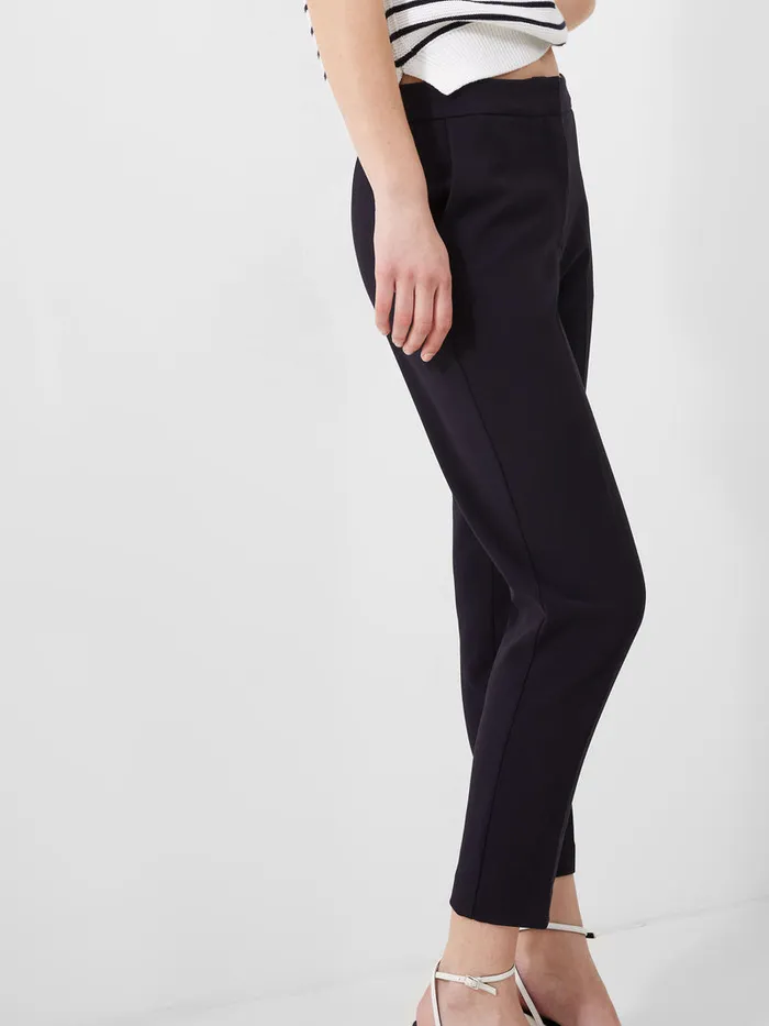 Woman Trousers French Connection Whisper Ruth Tailored Trousers Utility Blue Woman Trousers French Connection Whisper Ruth Tailored Trousers Utility Blue