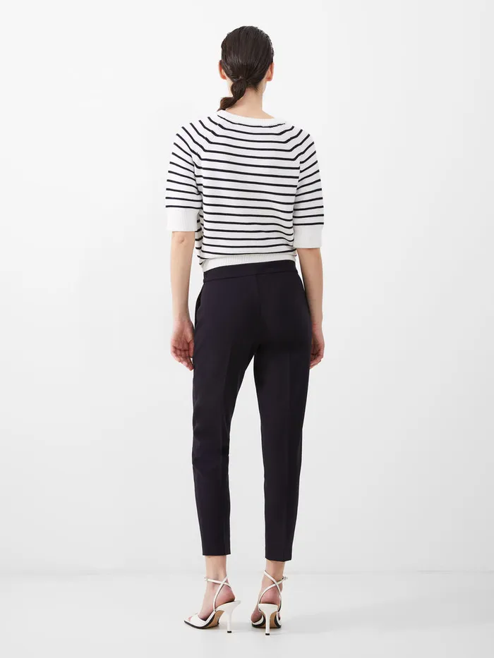 Woman Trousers French Connection Whisper Ruth Tailored Trousers Utility Blue Woman Trousers French Connection Whisper Ruth Tailored Trousers Utility Blue