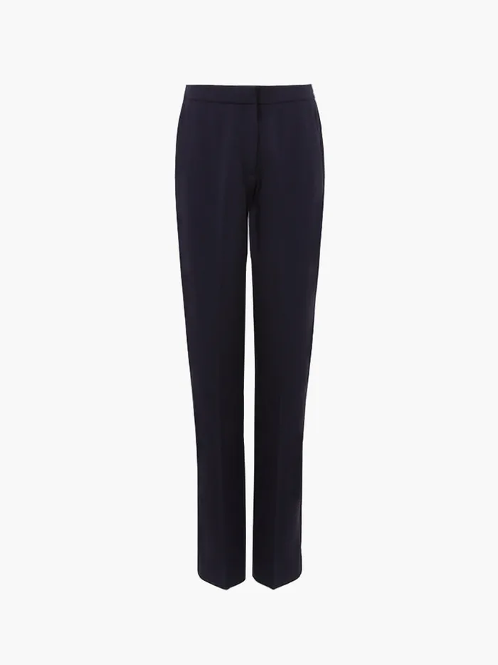 Woman Trousers French Connection Whisper Ruth Tailored Trousers Utility Blue Woman Trousers French Connection Whisper Ruth Tailored Trousers Utility Blue