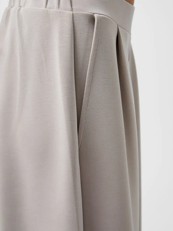 Woman Trousers French Connection Wren Wide Leg Trousers Washed Macchiato Woman Trousers French Connection Wren Wide Leg Trousers Washed Macchiato