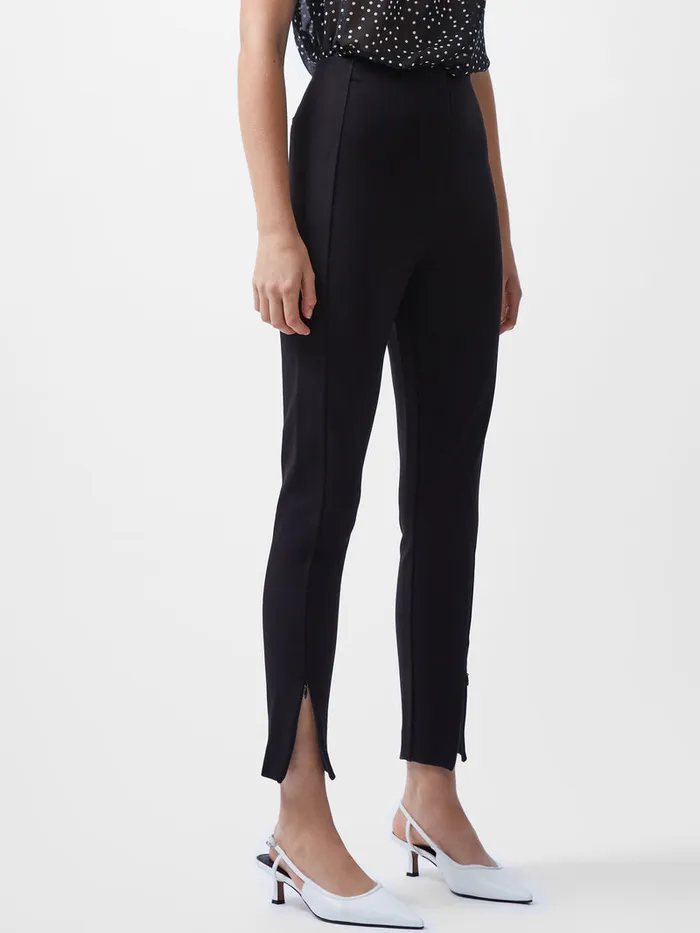 Woman Trousers French Connection Xia Ponte Jersey Leggings Blackout Woman Trousers French Connection Xia Ponte Jersey Leggings Blackout