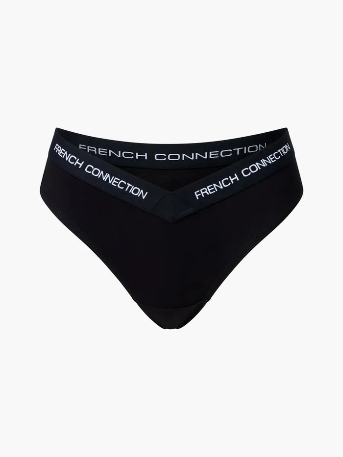 Woman Underwear and Socks French Connection French Connection 3 Pack VCut Briefs Multi 1 Woman Underwear and Socks French Connection French Connection 3 Pack VCut Briefs Multi 1
