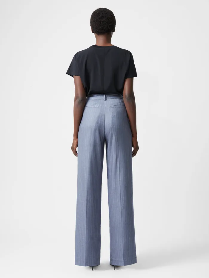 Woman Women039s Winter Outfits French Connection Fiorella Pinstripe Trousers Grey Woman Women039s Winter Outfits French Connection Fiorella Pinstripe Trousers Grey