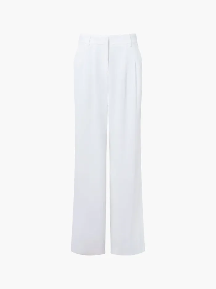 Woman Women039s Winter Outfits French Connection Harrie Tailored Trousers Porcelain Cream Woman Women039s Winter Outfits French Connection Harrie Tailored Trousers Porcelain Cream