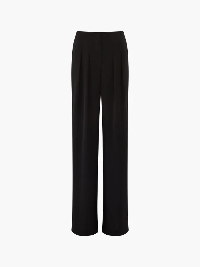 Woman Women039s Winter Outfits French Connection Harrie Tailored Wide Leg Trousers Blackout Woman Women039s Winter Outfits French Connection Harrie Tailored Wide Leg Trousers Blackout