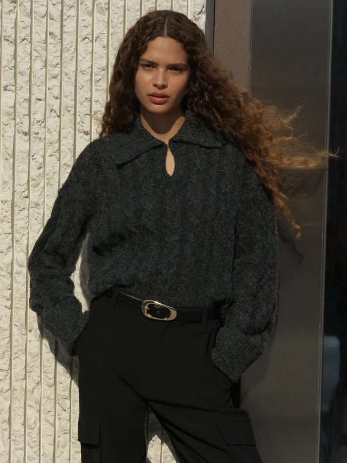 Woman Women039s Winter Outfits French Connection Kyla Sparkle Long Sleeve Jumper Charcoal Mel Woman Women039s Winter Outfits French Connection Kyla Sparkle Long Sleeve Jumper Charcoal Mel