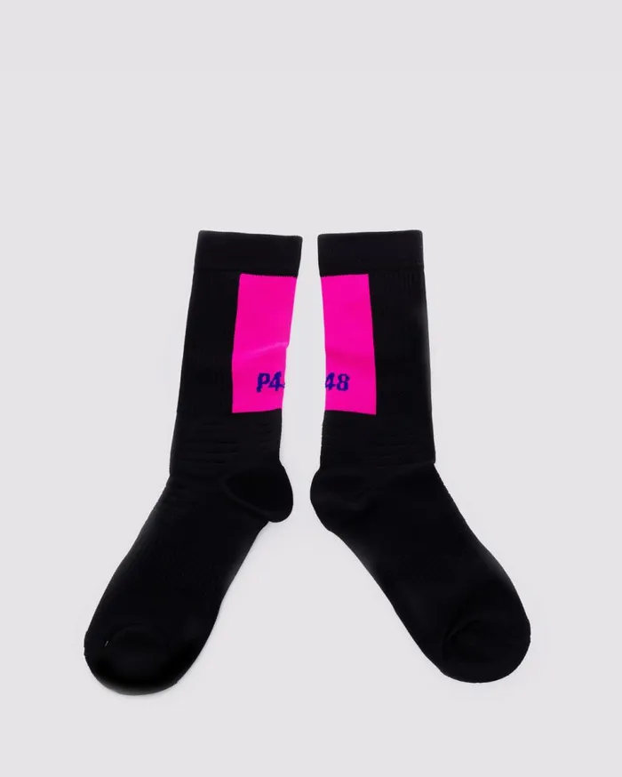 Women Accessories P448 Socks BlackPink