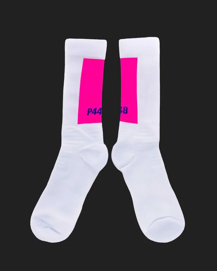 Women Accessories P448 Socks WhitePink Women Accessories P448 Socks WhitePink