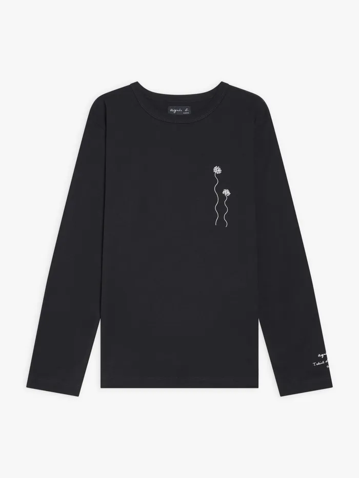 Women Agns B Artist039s Collection Black Cotton Jersey Cool Tshirt Artist Gaspard Bovet Women Agns B Artist039s Collection Black Cotton Jersey Cool Tshirt Artist Gaspard Bovet