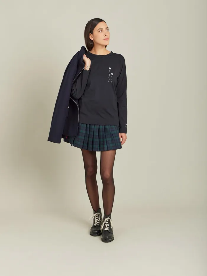 Women Agns B Artist039s Collection Black Cotton Jersey Cool Tshirt Artist Gaspard Bovet