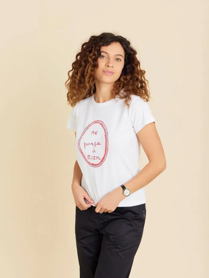 Women Agns B Artist039s Collection White Cotton Brando Tshirt Artist Louise Bourgeois
