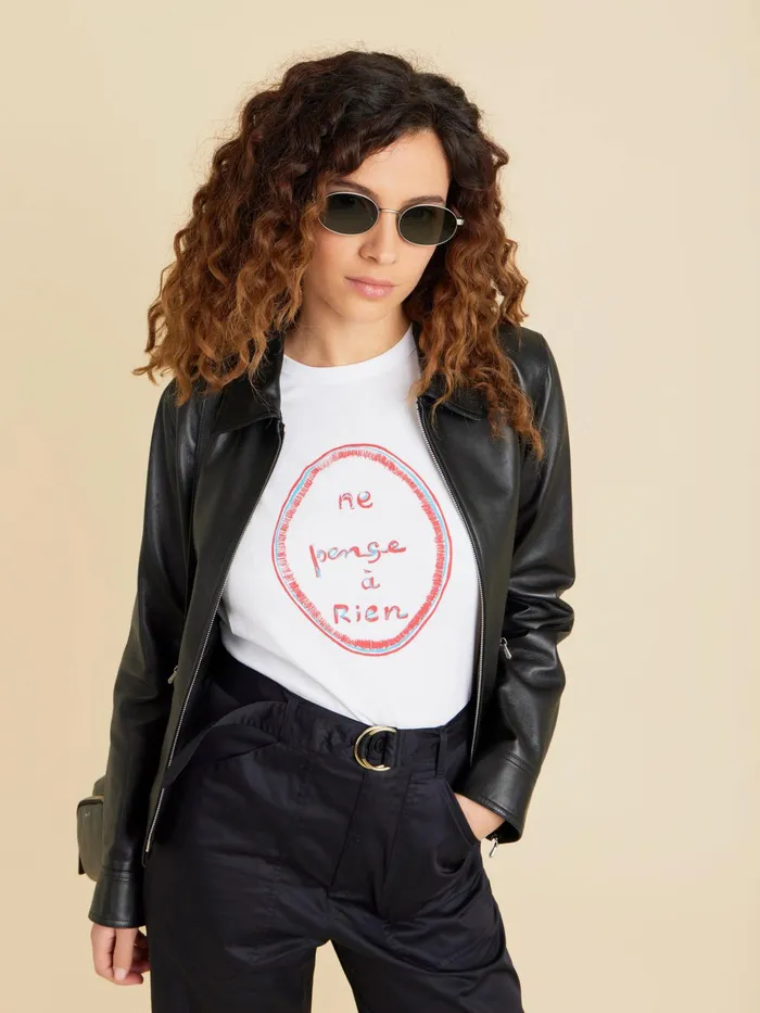 Women Agns B Artist039s Collection White Cotton Brando Tshirt Artist Louise Bourgeois