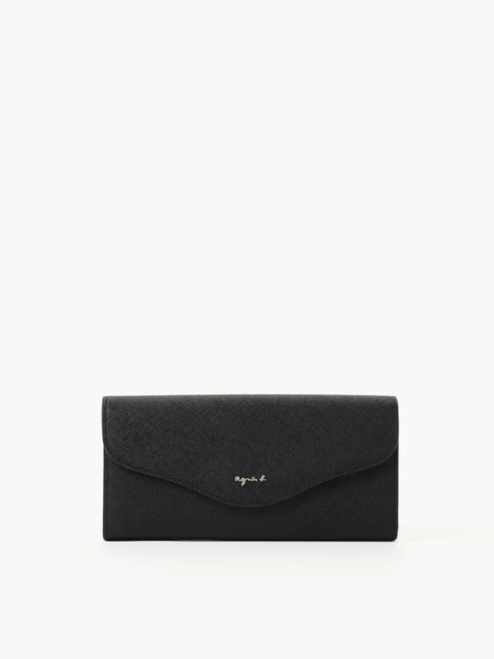 Women Agns B Bags Black Classic Leather Wallet