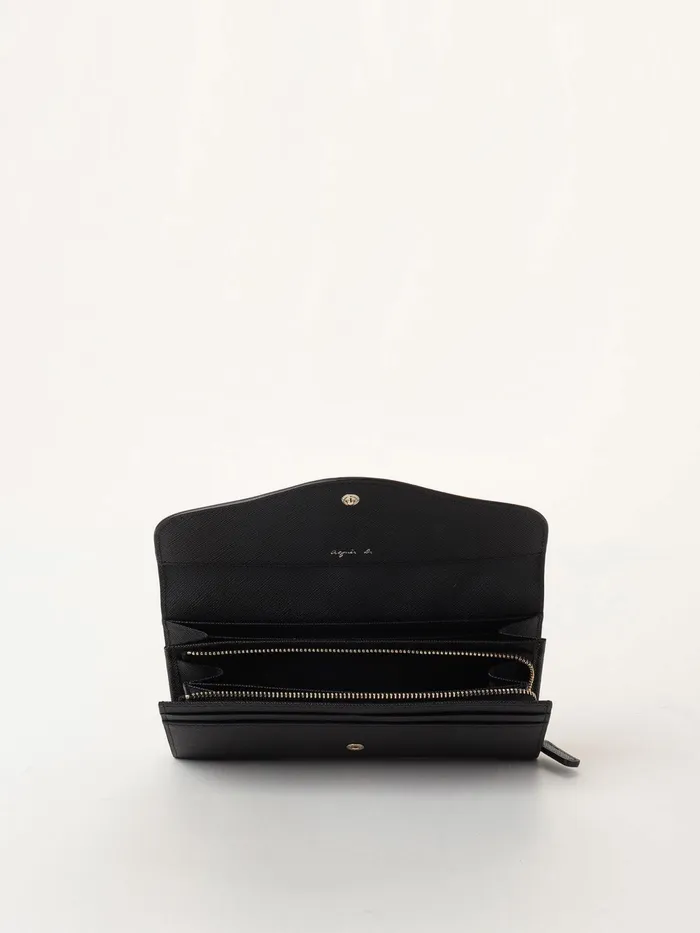 Women Agns B Bags Black Classic Leather Wallet