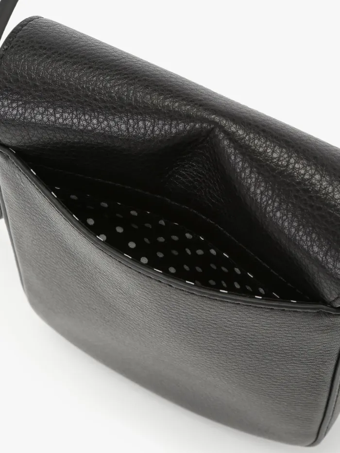 Women Agns B Bags Black Grained Leather Vertical Bag