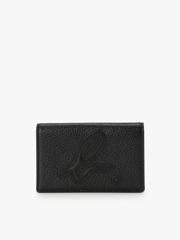 Women Agns B Bags Black Leather 034b034 Logo Cardholder