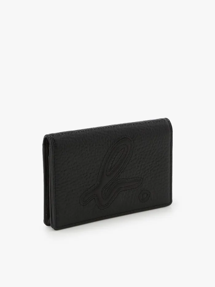Women Agns B Bags Black Leather 034b034 Logo Cardholder