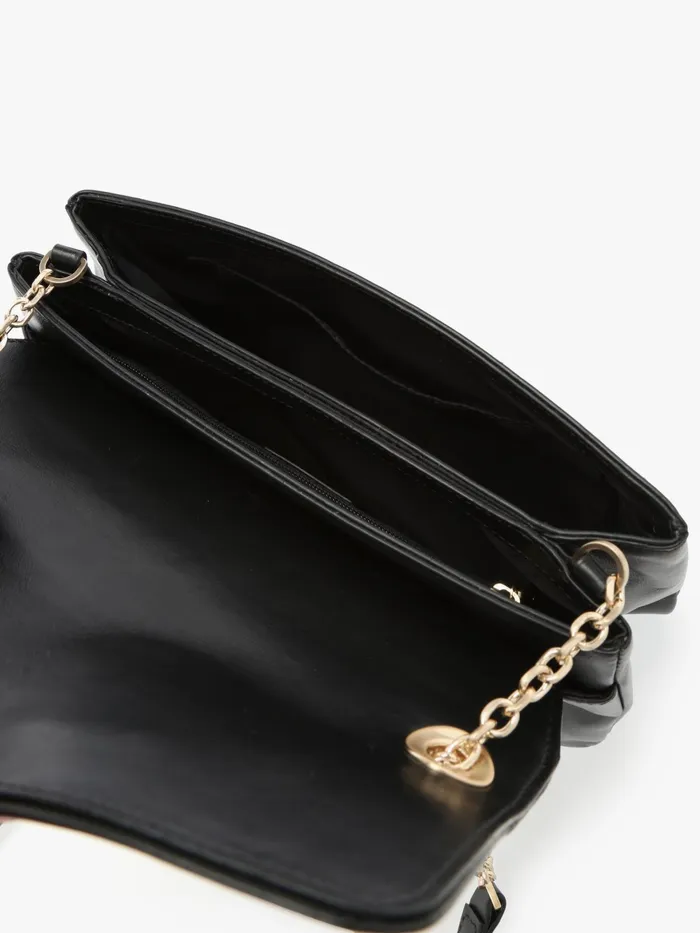 Women Agns B Bags Black Leather Chain Bag
