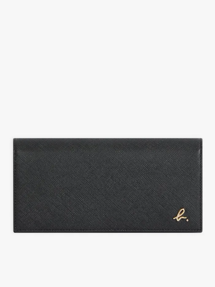 Women Agns B Bags Black Leather Wallet 034b034