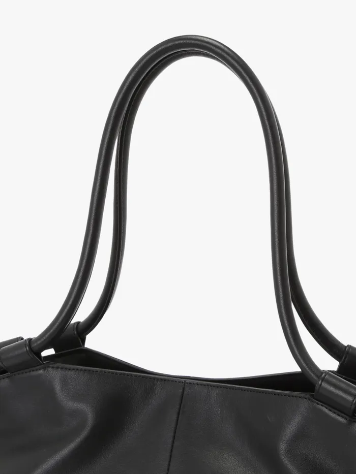 Women Agns B Bags Black Nappa Leather Tote Bag