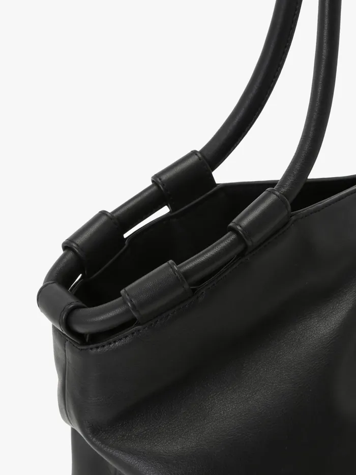 Women Agns B Bags Black Nappa Leather Tote Bag