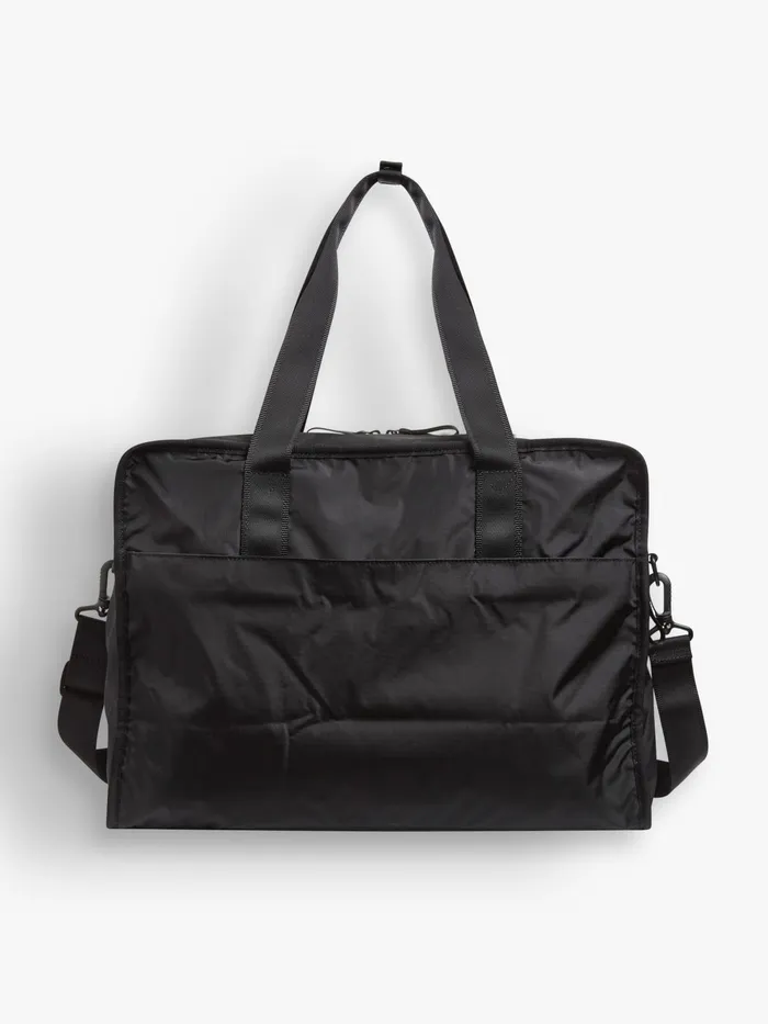 Women Agns B Bags Black Nylon Boston Travel Bag