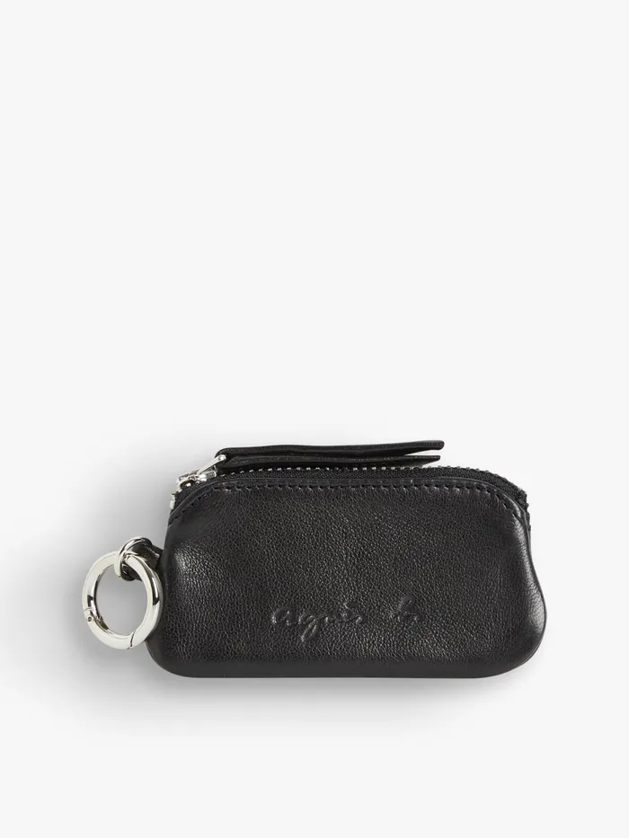 Women Agns B Bags Black Plonge Lambskin Lola Keyring