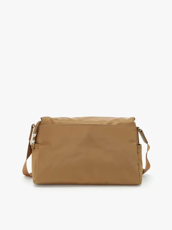 Women Agns B Bags Brown Nylon Shoulder Bag