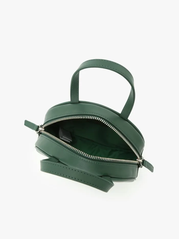 Women Agns B Bags Green Round Leather Bag