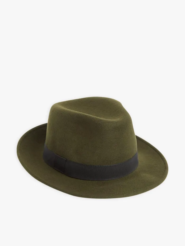 Women Agns B Caps and Hats Green Wool Gianni Hat
