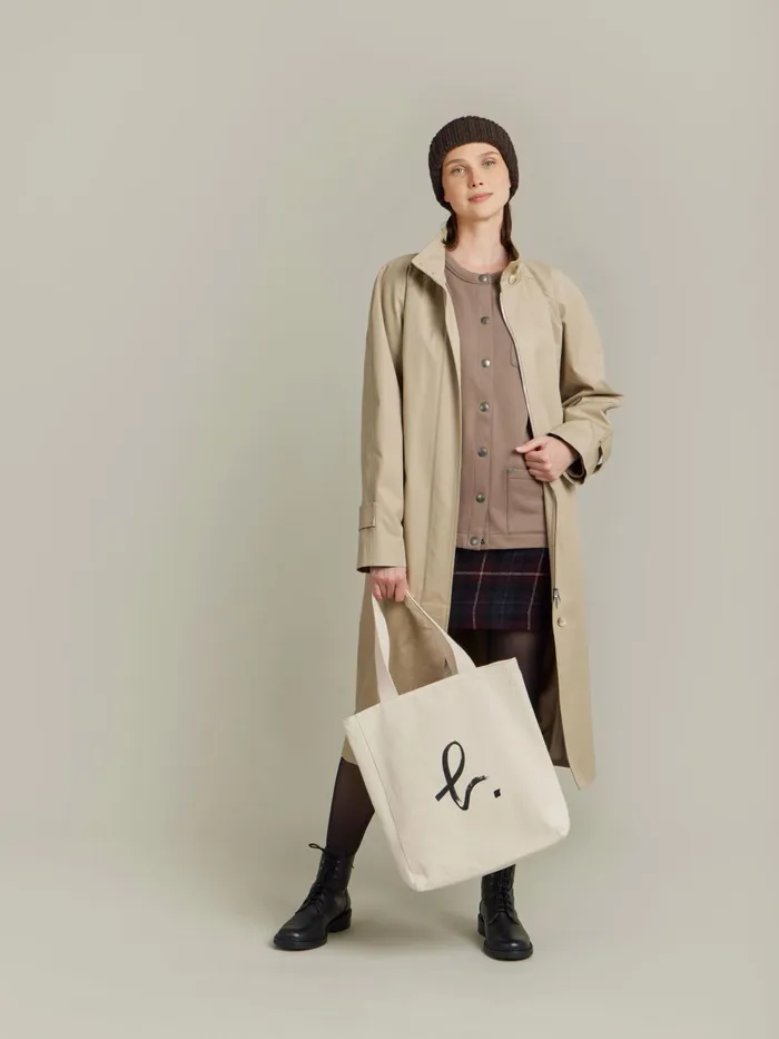 Women Agns B Cardigans Brown Cotton Fleece Khelian Cardigan