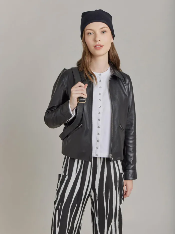 Women Agns B Cardigans White Cotton Fleece Snap Cardigan