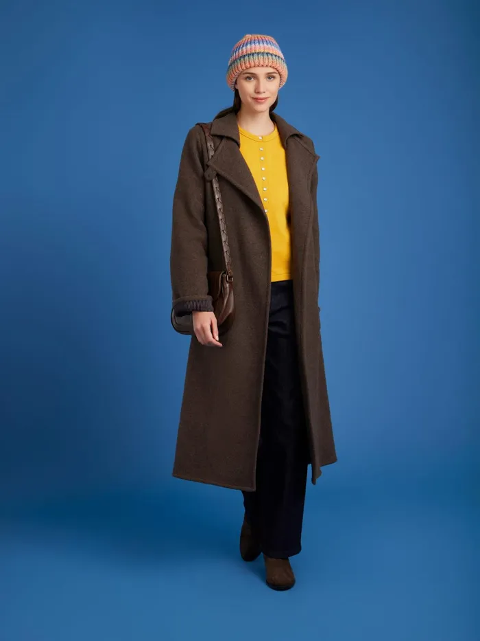 Women Agns B Cardigans Yellow Cotton Fleece Rosana Snap Cardigan