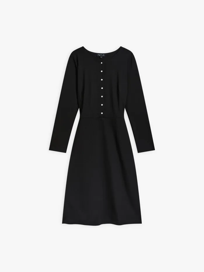 Women Agns B Dresses Black Milano Viscose Sofie Dress