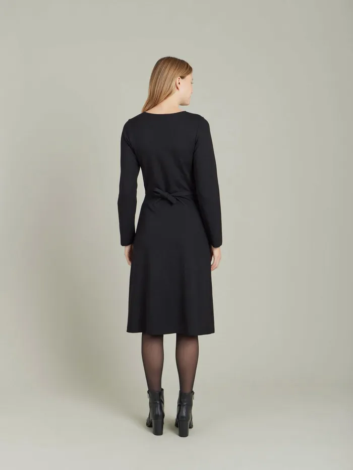 Women Agns B Dresses Black Milano Viscose Sofie Dress