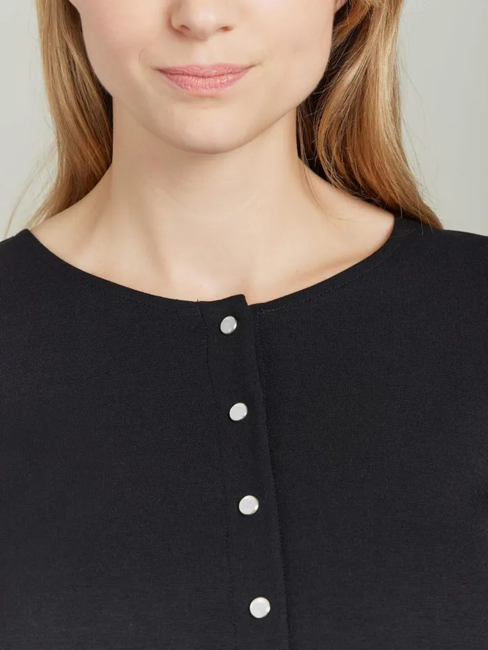 Women Agns B Dresses Black Milano Viscose Sofie Dress