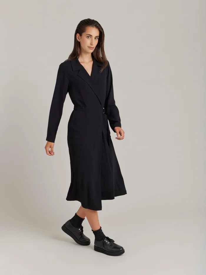 Women Agns B Dresses Black Polyester Dress