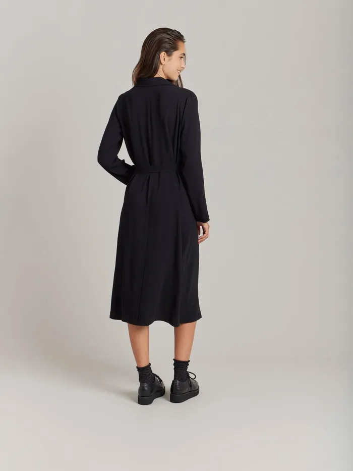 Women Agns B Dresses Black Polyester Dress