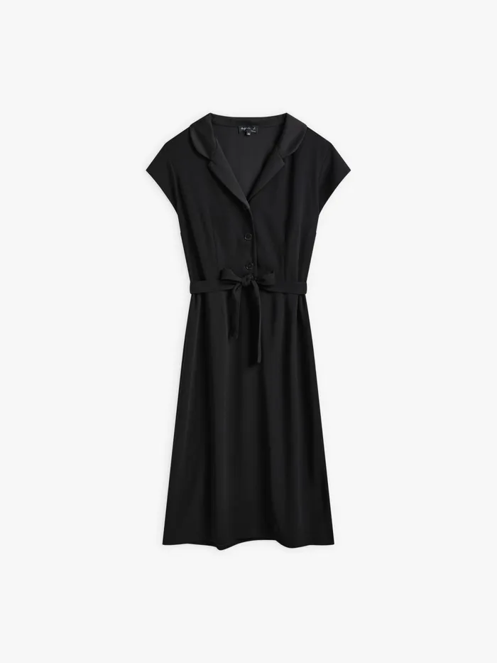 Women Agns B Dresses Black Polyester Franny Dress