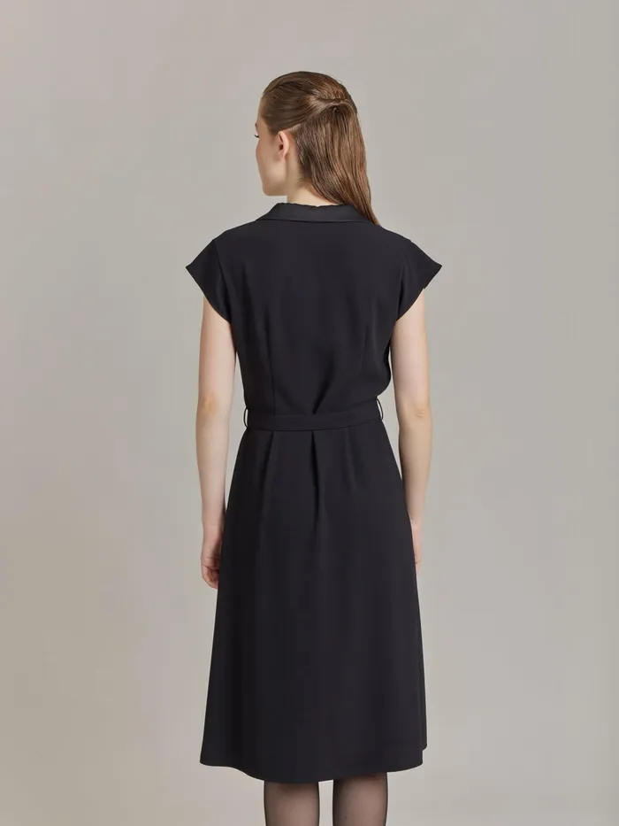 Women Agns B Dresses Black Polyester Franny Dress