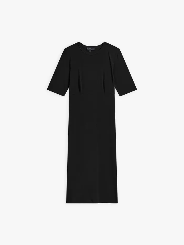 Women Agns B Dresses Black Viscose New Oriane Dress