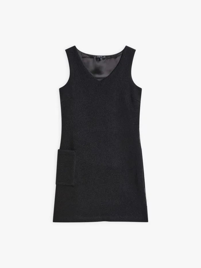 Women Agns B Dresses Black Wool Jersey Viki Dress