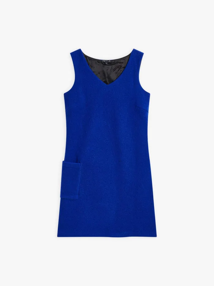 Women Agns B Dresses Blue Wool Jersey Viki Dress