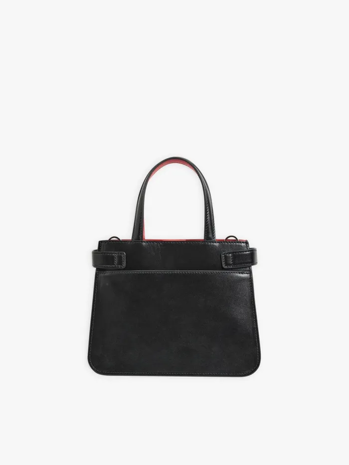 Women Agns B Handbags Black Leather Bag