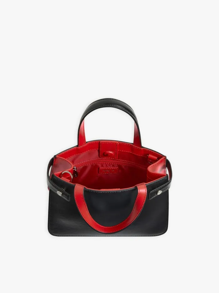 Women Agns B Handbags Black Leather Bag