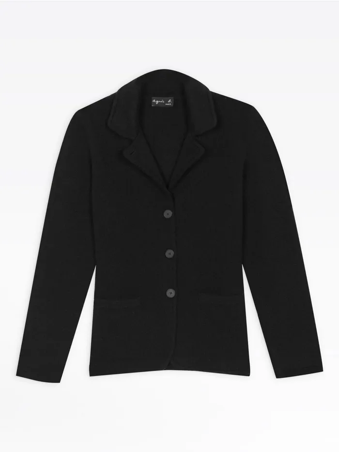 Women Agns B Jackets and Coats Black Cashmere Clifford Jacket